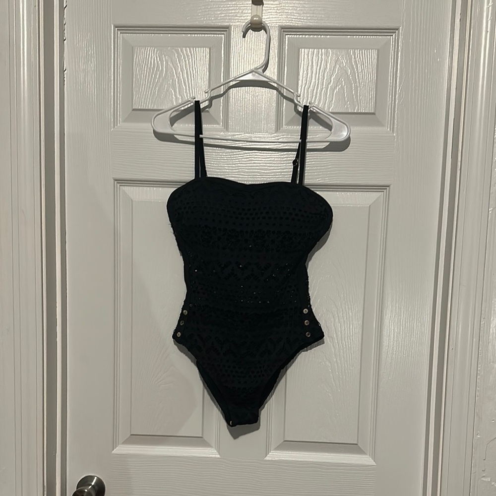 Classic Black One Piece Swimsuit Timeless Design